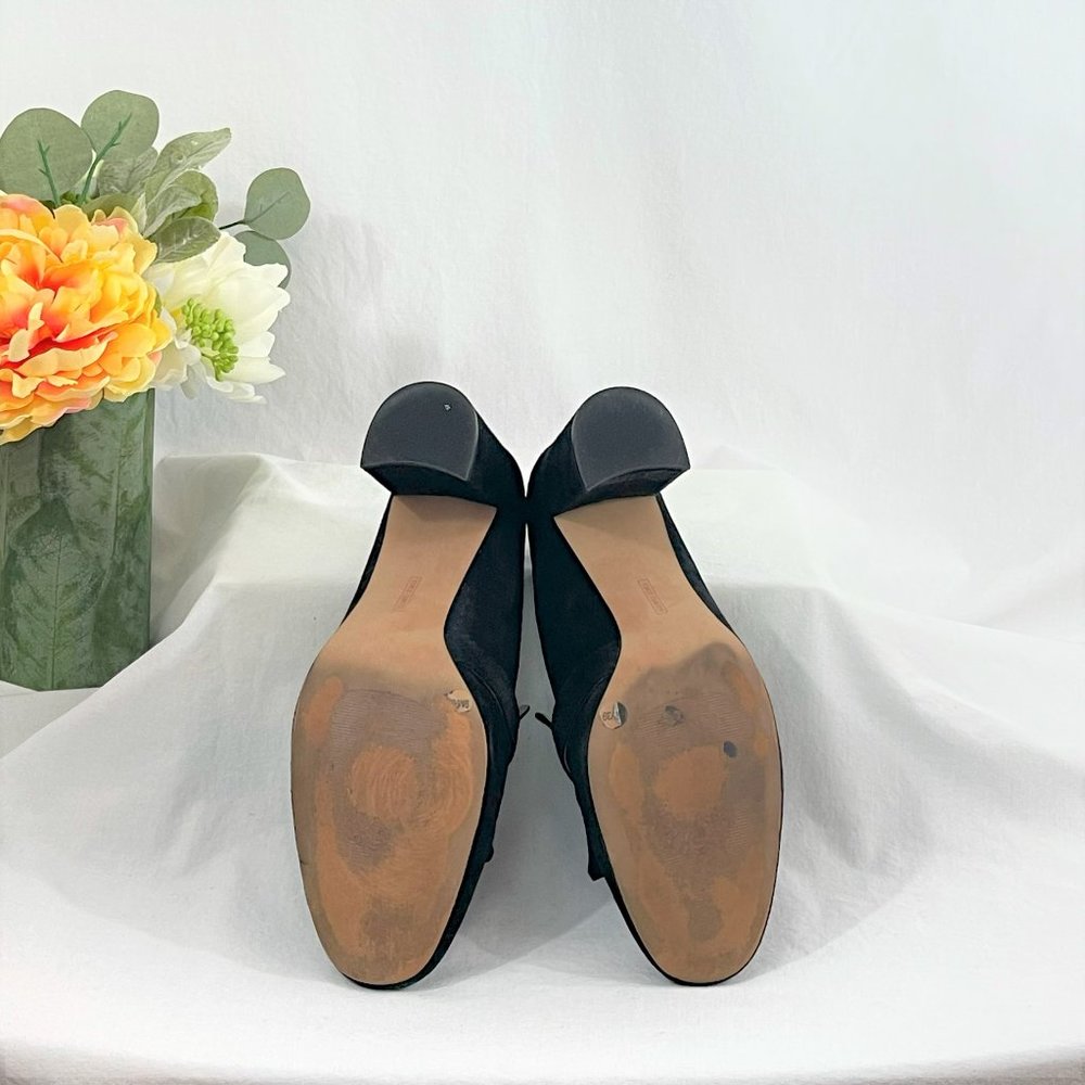 Suede Block Heel Loafer | Vince Camuto - Picture 6 of 7